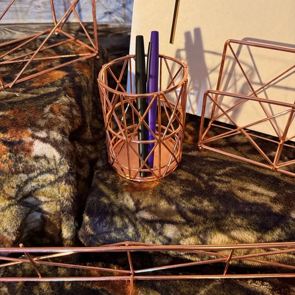 Geometric Copper Wire Art Set